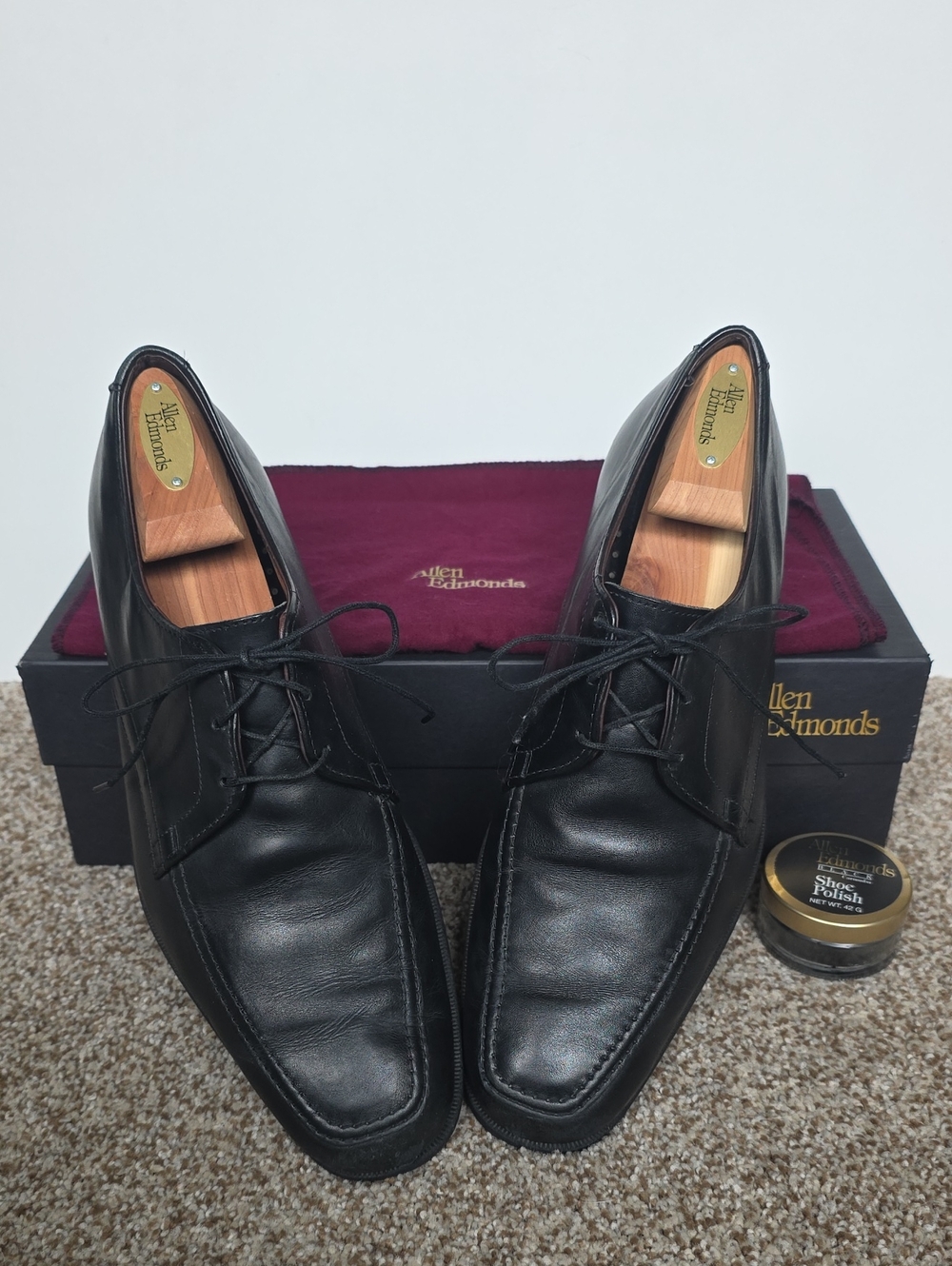 Allen Edmonds Shoes - Park Avenue Black - Size 9.5